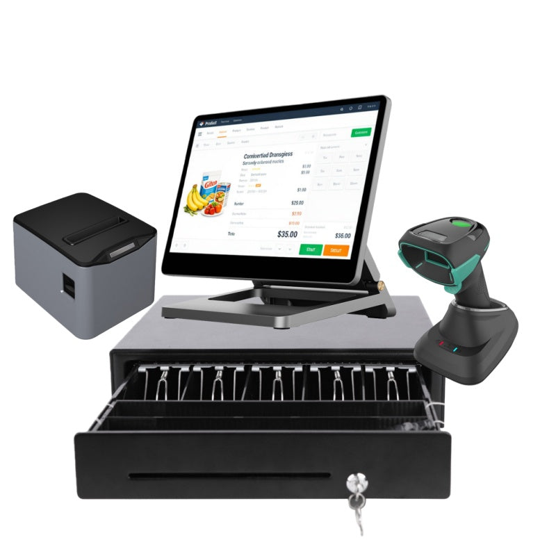 NB-POSS200  15.6-inch  POS terminal has aluminium alloy shell