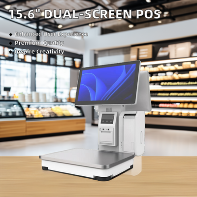 NB-ES8 15.6inch Electronic Weighing Scale built label printer Touch Screen