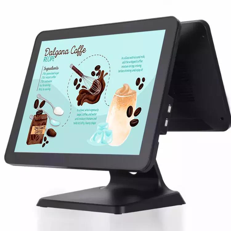 NB-POS420 15.1-inch Windows Touch Screen POS Terminal with Aluminium Alloy Base