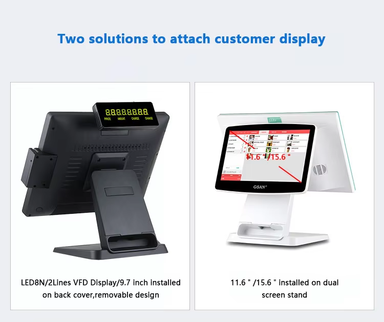 NB-POS730 All in One 15 Inch Pos System Win 10 Touch Screen Cash Register