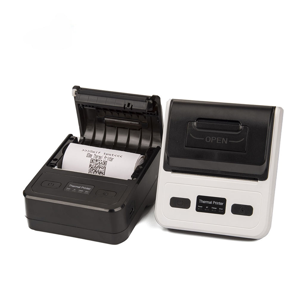 NBTP-M801 Mini Portable Thermal Printer with High Speed clear
