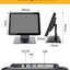 TM-1501B 15.1-inch Capacitive Touch Screen POS LED Monitor