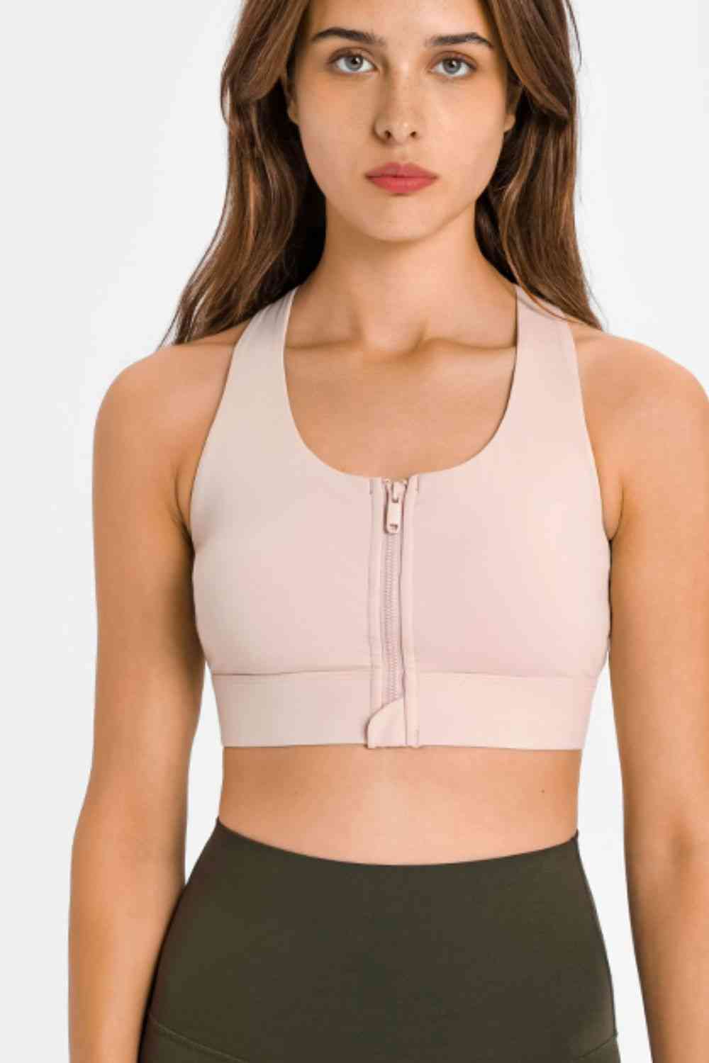 Scoop Neck Long Sports Bra